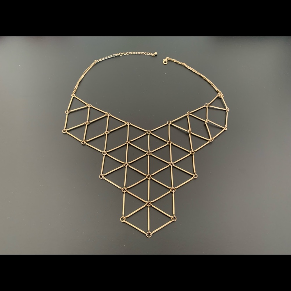 Gold Geometric Necklace